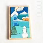 Winter dadu with snowman — Advent24