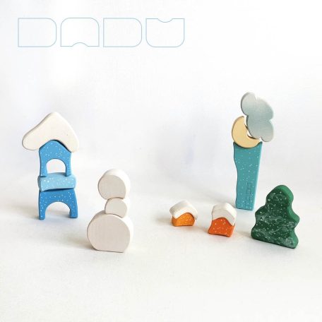 Winter dadu with snowman — Advent24