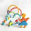 Snails with rainbow