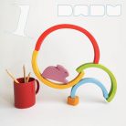 Animals with rainbow - wooden puzzles 