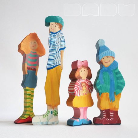 Dadu's crew • unique wooden toy figures