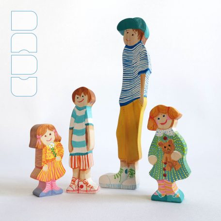 Dadu's crew • unique wooden toy figures