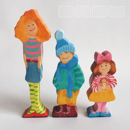 Dadu's crew • unique wooden toy figures
