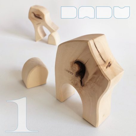 DaduVillages with beautiful boo-boos, developmental wooden building toys