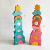 Skyscrapers with Rainbows—Multi Storey Building Toys