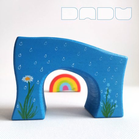 Skyscrapers with Rainbows—Multi Storey Building Toys