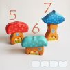 Mushroom huts  — wooden toy