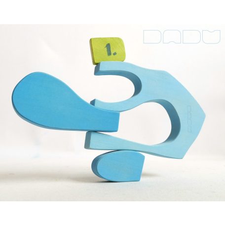 Neighbours - two-door cottages - developmental wooden toys