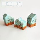 Unique, handcrafted wooden toy house: DaduVillage Autumn Hut