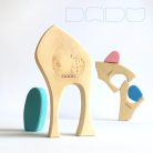 DaduVillage - six huts with colorful doors