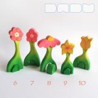 Flower huts — wooden toy