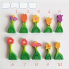 Flower huts — wooden toy