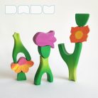Flower huts — wooden toy