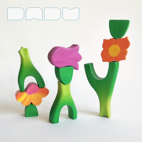 Flower huts — wooden toy