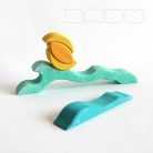 Dadu beach ball on sea waves