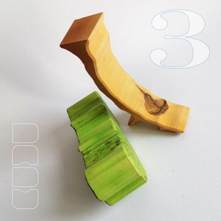 Slender trees with removable foliage - skill-building wooden toys