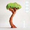   Slender trees with removable foliage - skill-building wooden toys