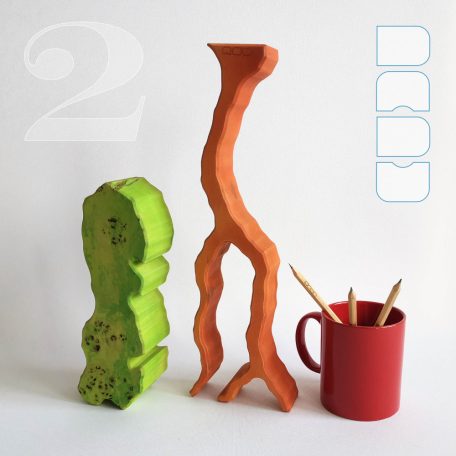 Slender trees with removable foliage - skill-building wooden toys