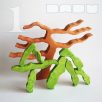  Spravling trees with removable foliages—skill-building wooden toys