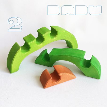 Three-tier planting mounds, various dimensions and designs