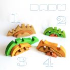 Three-tier planting mounds, various dimensions and designs