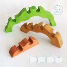 Three-tier planting mounds, various dimensions and designs