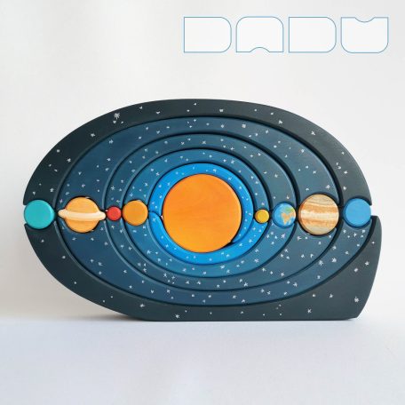 Daduverse - wooden planetary system educative toy 