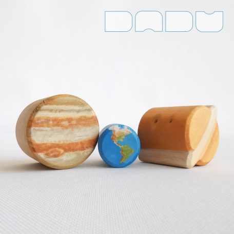 Daduverse - wooden planetary system educative toy 
