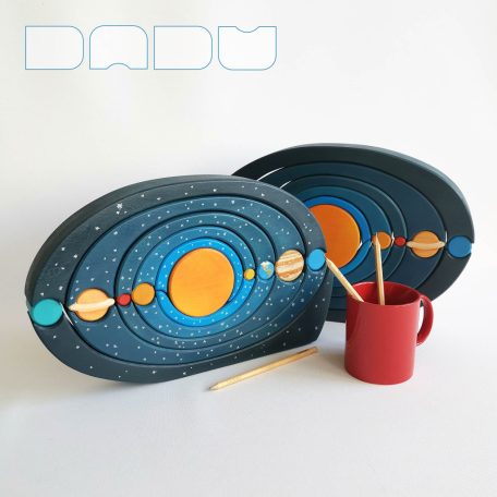 Daduverse - wooden planetary system educative toy 