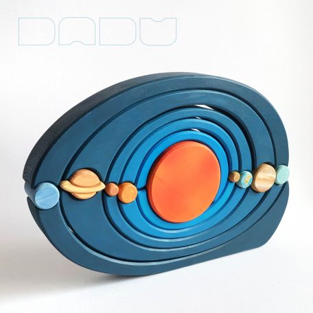 Daduverse - wooden planetary system toy 