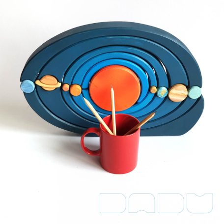 Daduverse - wooden planetary system toy 