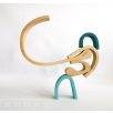 Swirly Dadu №31—developmental stacking wooden toy 