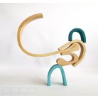 Swirly Dadu №31—developmental stacking wooden toy 