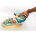 Swirly Dadu №31—developmental stacking wooden toy 