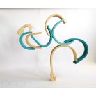 Swirly Dadu №31—developmental stacking wooden toy 