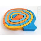 Swirly Dadu №49—developmental stacking wooden toy 