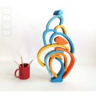 Swirly Dadu №49—developmental stacking wooden toy 