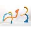 Swirly Dadu №49—developmental stacking wooden toy 