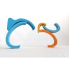 Swirly Dadu №49—developmental stacking wooden toy 