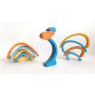 Swirly Dadu №49—developmental stacking wooden toy 
