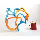 Swirly Dadu №49—developmental stacking wooden toy 
