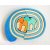 Swirly Dadu with lambs №55—developmental stacking wooden toy 