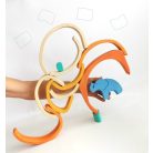 Swirly Dadu with Elephant №59—developmental stacking wooden toy 