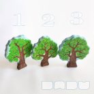 Squirrels on tree  -  wooden toy