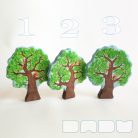 Squirrels on tree  -  wooden toy