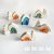 Snowy cottages with snowman - various designs - wooden puzzles for christmas