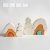 Snowy cottages with snowman - various designs - wooden puzzles for christmas