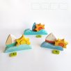   'So we sailed on to the sun' - developmental wooden toy for children