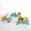   'So we sailed on to the sun' - developmental wooden toy for children