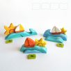   'So we sailed on to the sun' - developmental wooden toy for children